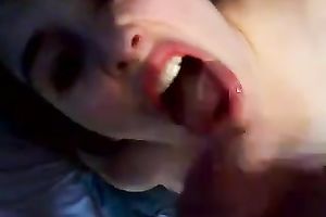 I jack off and give sticky protein mask to my marvelous girlfriend