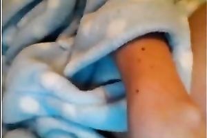Hot British legal age teenager hottie stripteases on web camera and masturbates