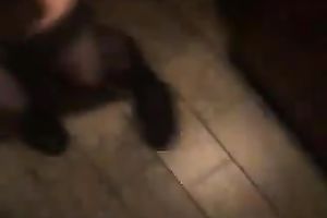 Masked trollop with big love melons knows how to give a admirable oral-sex