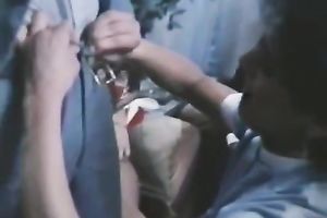 Dark head swarthy maid sucks rod of her bossy chap unfathomable face hole