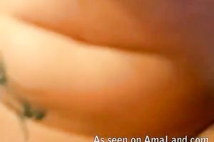 Scene hottie deepthroating large dick in POV movie scene