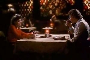 Desirable dark brown mamma makes love in the evening