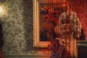 Hot brunette hair honey bonks a gracious man in bedroom in the bordel