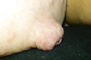 Homemade solo episode with my cheating wife demonstrating her large teat