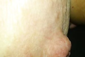 Homemade solo episode with my cheating wife demonstrating her large teat