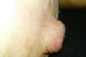 Homemade solo episode with my cheating wife demonstrating her large teat