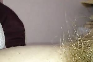 My yellow pubic hair and priceless pink nipples on homemade clip