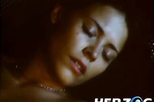 Juggy retro dirty slut wife allows a man to tickle her bushy snatch
