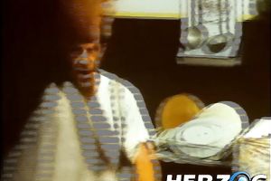 Juggy retro dirty slut wife allows a man to tickle her bushy snatch