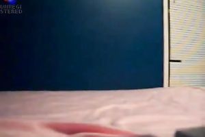 This svelte camgirl shows off her slender body and then that babe plays with her wet crack