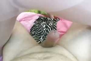 Blows schlong of an old perv in a various poses on couch