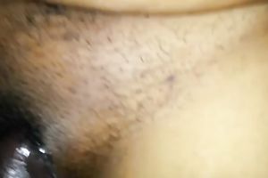 Close up POV with me pounding my black wife's wet crack