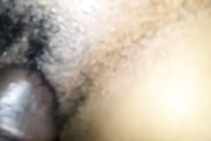 Close up POV with me pounding my black wife's wet crack