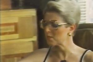 Horny slutwife boss fucks her employee on a daybed in the office