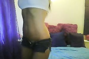 Big breasted GF gives me excellent web camera undress shows