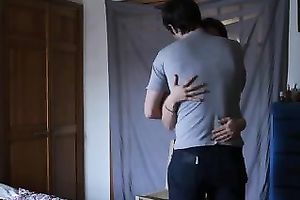 My well-endowed GF enjoys sex in the missionary pose after shower