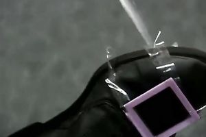 Smiling golden-haired cutie is ready to blow jock anytime