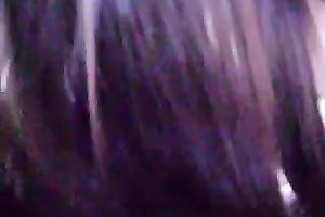 Lascivious nympho Nicole is engulfing my shlong like a boss