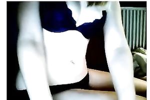 Luxurious golden-haired sweety flashes her pretty milk cans