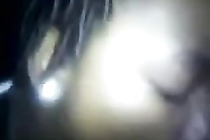 Short-haired dark hottie enjoys engulfing my BBC in homemade episode