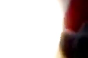 Short-haired dark hottie enjoys engulfing my BBC in homemade episode