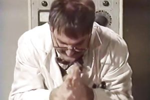 Successful science project turns unattractive nerd into a sexy chap