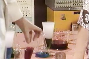 Successful science project turns unattractive nerd into a sexy chap