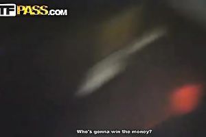 Lusty Russian college beauties have joy and fuck at the party