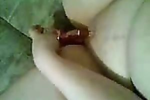 Brunette big beautiful woman toys her twat in hardcore homemade movie scene