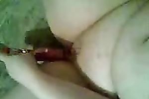 Brunette big beautiful woman toys her twat in hardcore homemade movie scene