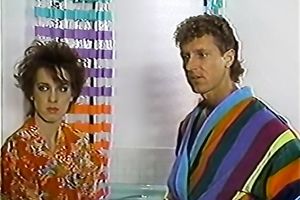 Several bawdy tramps take filthy shower with one kinky dude