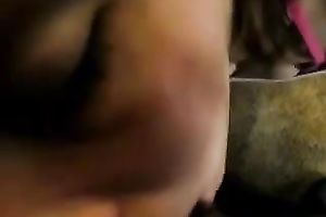 White milf lady learns deepthroating on my dark large dick