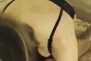 Hot cute shy golden-haired girlfriend gives me priceless head on POV tape