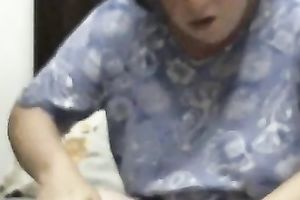 big beautiful woman milf pale skin wife is idle in couch and I have to do anything by myself
