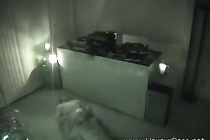 Hidden webcam scene with a pair having oral-service sex in a hotel