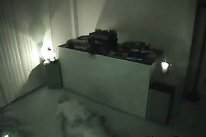 Hidden webcam scene with a pair having oral-service sex in a hotel