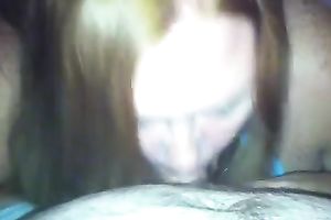 Insatiable BBW whore sucks my unyielding knob like a sweetmeat