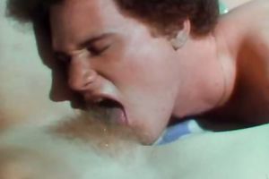 Hungry freak watches sexually excited lesbo chick eating unshaved vags of every other