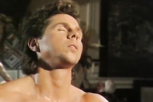 Goldlike golden-haired doxy takes a sticky ball batter on hed body