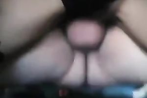 Pumping a hot non-professional dark brown wife in my car outdoors