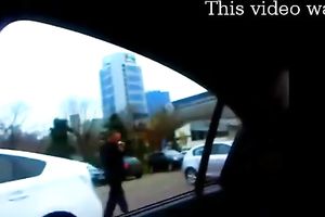 Busty and wicked lesbo babes acquire nude in limo