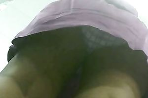 I used my cellphone to take this awesome upskirt movie scene of hawt sweetheart