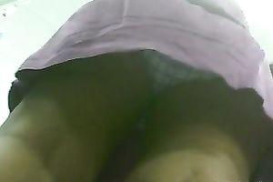I used my cellphone to take this awesome upskirt movie scene of hawt sweetheart