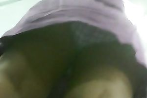 I used my cellphone to take this awesome upskirt movie scene of hawt sweetheart