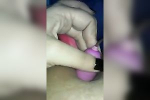 Close up solo clip with me using 2 toys to satisfy myself