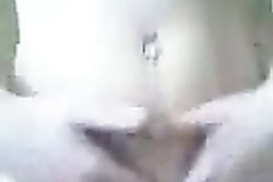 Pale skin blond milf shows her beautiful body on livecam