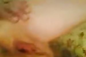 White bitch receives her pussy fisted and drilled in her taut ass aperture