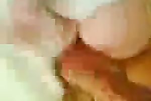 White bitch receives her pussy fisted and drilled in her taut ass aperture