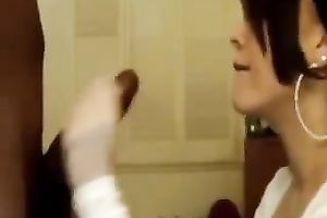 My amazing neighbor works on my BBC in homemade clip