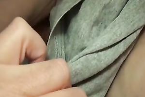 My big-breasted cheating wife allows me to play with her large natural titties